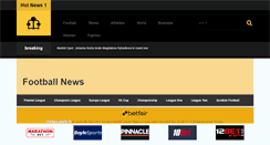Desktop Screenshot of hotnews1.com